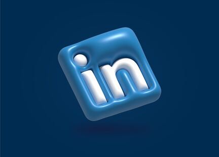 logo linkedin stylisé 
